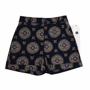 Anthropologie | Maeve Black Medallion Print Short